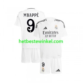 Real Madrid Kylian Mbappé 9 Voetbalshirts Kind Thuis 2024-25